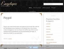 Tablet Screenshot of encyclopex.com